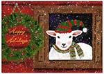 Charitable Holiday Greeting Cards by Good Cause Greetings - Baaaa!
