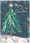 Charitable Holiday Greeting Cards by Good Cause Greetings - Merry Christmas Tree