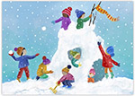 Charitable Holiday Greeting Cards by Good Cause Greetings - Snow Fort Castle