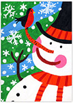 Boxed Holiday Greeting Cards by Good Cause Greetings - Happy Snowman