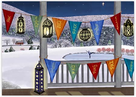 Boxed Holiday Greeting Cards by Good Cause Greetings - Peace Porch Boxed Holiday Greeting Cards by Good Cause Greetings - Peace Porch