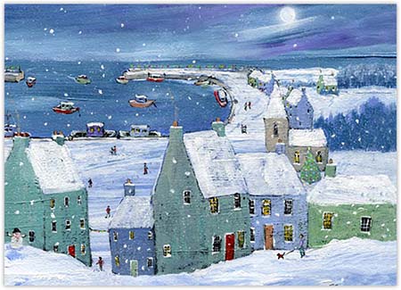 Charitable Holiday Greeting Cards by Good Cause Greetings - Seaside Holiday Charitable Holiday Greeting Cards by Good Cause Greetings - Seaside Holiday
