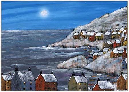 Charitable Holiday Greeting Cards by Good Cause Greetings - Seaside Village Charitable Holiday Greeting Cards by Good Cause Greetings - Seaside Village