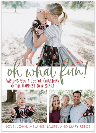 Digital Holiday Photo Cards by HollyDays (Oh What Fun)