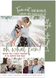Holiday Digital Holiday Photo Cards by HollyDays (Oh What Fun)