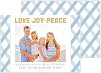 Holiday Digital Holiday Photo Cards by HollyDays (Love Joy Peace)