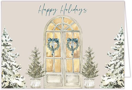Holiday Greeting Cards by Imogene & Rose - Snowy Entry