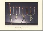 Indelible Ink Chanukah Card - Line Dancers