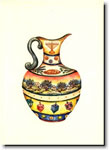 Indelible Ink Chanukah Card - The Shemen Oil Jar