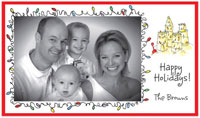 Holiday Photo Mount Cards by Inviting Co. (Holiday Sandcastle)