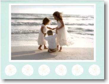 Digital Holiday Photo Cards by Boatman Geller - Sand Dollar