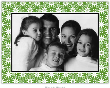 Digital Holiday Photo Cards by Boatman Geller - Medallion Green