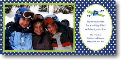 Holiday Photo Mount Cards by Boatman Geller - Slopes