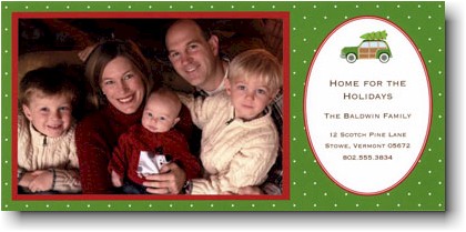 Digital Holiday Photo Cards by Boatman Geller - Woody