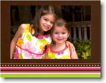 Digital Holiday Photo Cards by Boatman Geller - Grosgrain Brown