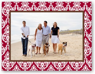 Holiday Photo Mount Cards by Boatman Geller - Madison Red