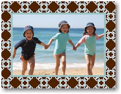 Holiday Photo Mount Cards by Boatman Geller - Links Brown