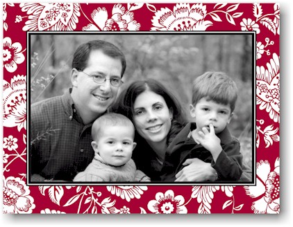 Holiday Photo Mount Cards by Boatman Geller - Savannah Red