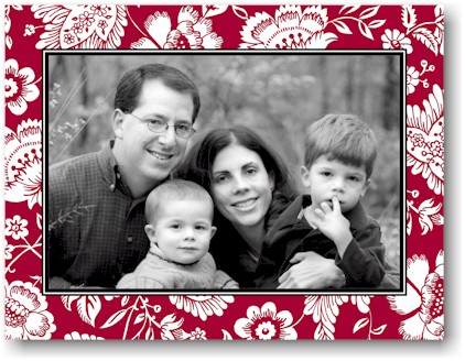 Holiday Photo Mount Cards by Boatman Geller - Savannah Red Holiday Photo Mount Cards by Boatman Geller - Savannah Red