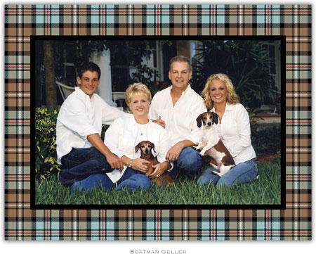 Digital Holiday Photo Cards by Boatman Geller - Kelso Plaid Mocha