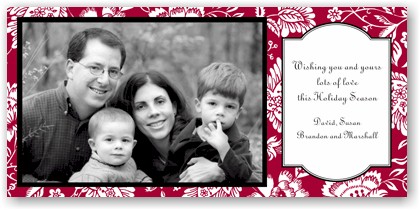 Digital Holiday Photo Cards by Boatman Geller - Savannah Red Digital Holiday Photo Cards by Boatman Geller - Savannah Red