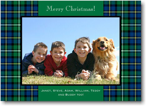 Digital Holiday Photo Cards by Boatman Geller - Blackwatch