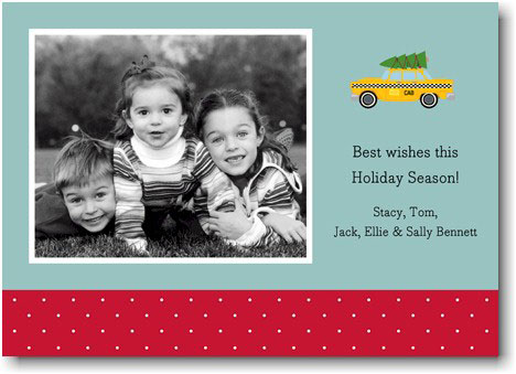 Digital Holiday Photo Cards by Boatman Geller - Taxi