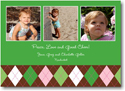 Digital Holiday Photo Cards by Boatman Geller - Argyle Green