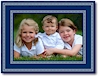 Digital Holiday Photo Cards by Boatman Geller - Beaded Navy (Small)