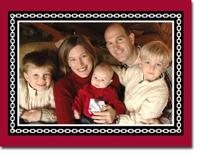 Holiday Photo Mount Cards by Boatman Geller - Alex Cranberry Holiday Photo Mount Cards by Boatman Geller - Alex Cranberry