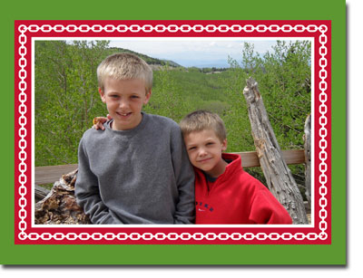 Holiday Photo Mount Cards by Boatman Geller - Alex Green Holiday Photo Mount Cards by Boatman Geller - Alex Green