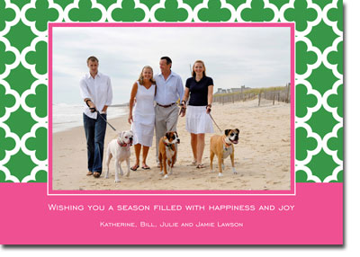 Create-Your-Own Digital Holiday Photo Cards by Boatman Geller (Bristol Tile - 1 Photo)