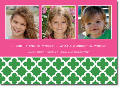 Create-Your-Own Digital Holiday Photo Cards by Boatman Geller (Bristol Tile - 3 Photo)