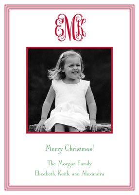 Create-Your-Own Digital Holiday Photo Cards by Boatman Geller (Grand Border)