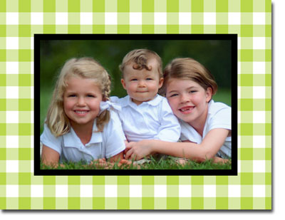 Create-Your-Own Digital Holiday Photo Cards by Boatman Geller (Classic Check)