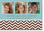 Create-Your-Own Digital Holiday Photo Cards by Boatman Geller (Chevron - 3 Photo)