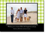 Create-Your-Own Digital Holiday Photo Cards by Boatman Geller (Classic Check - 1 Photo)