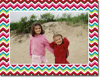 Digital Holiday Photo Cards by Boatman Geller - Chevron Holiday