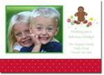 Digital Holiday Photo Cards by Boatman Geller - Gingerbread