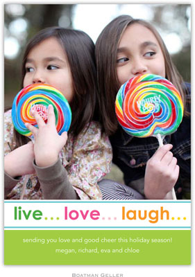 Digital Holiday Photo Cards by Boatman Geller - Live Love Laugh Digital Holiday Photo Cards by Boatman Geller - Live Love Laugh