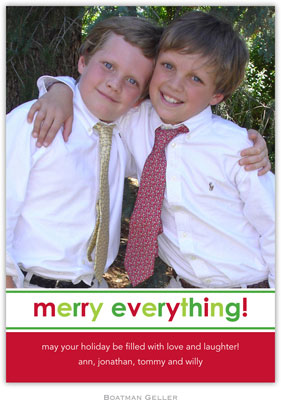 Digital Holiday Photo Cards by Boatman Geller - Merry Everything Digital Holiday Photo Cards by Boatman Geller - Merry Everything