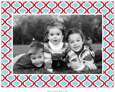 Digital Holiday Photo Cards by Boatman Geller - Kate Red & Teal Digital Holiday Photo Cards by Boatman Geller - Kate Red & Teal