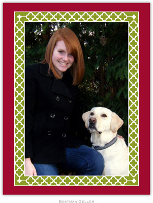 Digital Holiday Photo Cards by Boatman Geller - Bristol Chain Cranberry