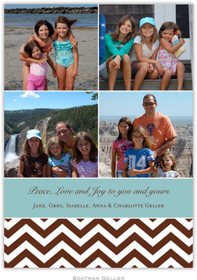 Create-Your-Own Digital Holiday Photo Cards by Boatman Geller (Chevron)