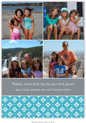 Create-Your-Own Digital Holiday Photo Cards by Boatman Geller (Azra Tile)