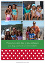 Create-Your-Own Digital Holiday Photo Cards by Boatman Geller (Polka Dot)