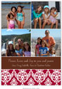 Create-Your-Own Digital Holiday Photo Cards by Boatman Geller (Madison Damask)
