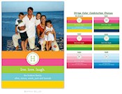 Digital Holiday Photo Cards by Boatman Geller - Bold Stripe