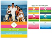 Digital Holiday Photo Cards by Boatman Geller - Bold Stripe