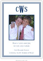 Digital Holiday Photo Cards by Boatman Geller - Grand Border Navy